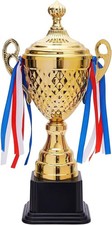 Versatile 15.2" Gold Trophy Cup with Personalized Options - Celebrate Success