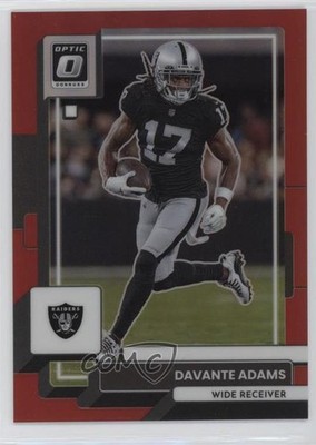 2022 Panini Donruss Optic Red Prizm 9/99 Davante Adams #103 4xw