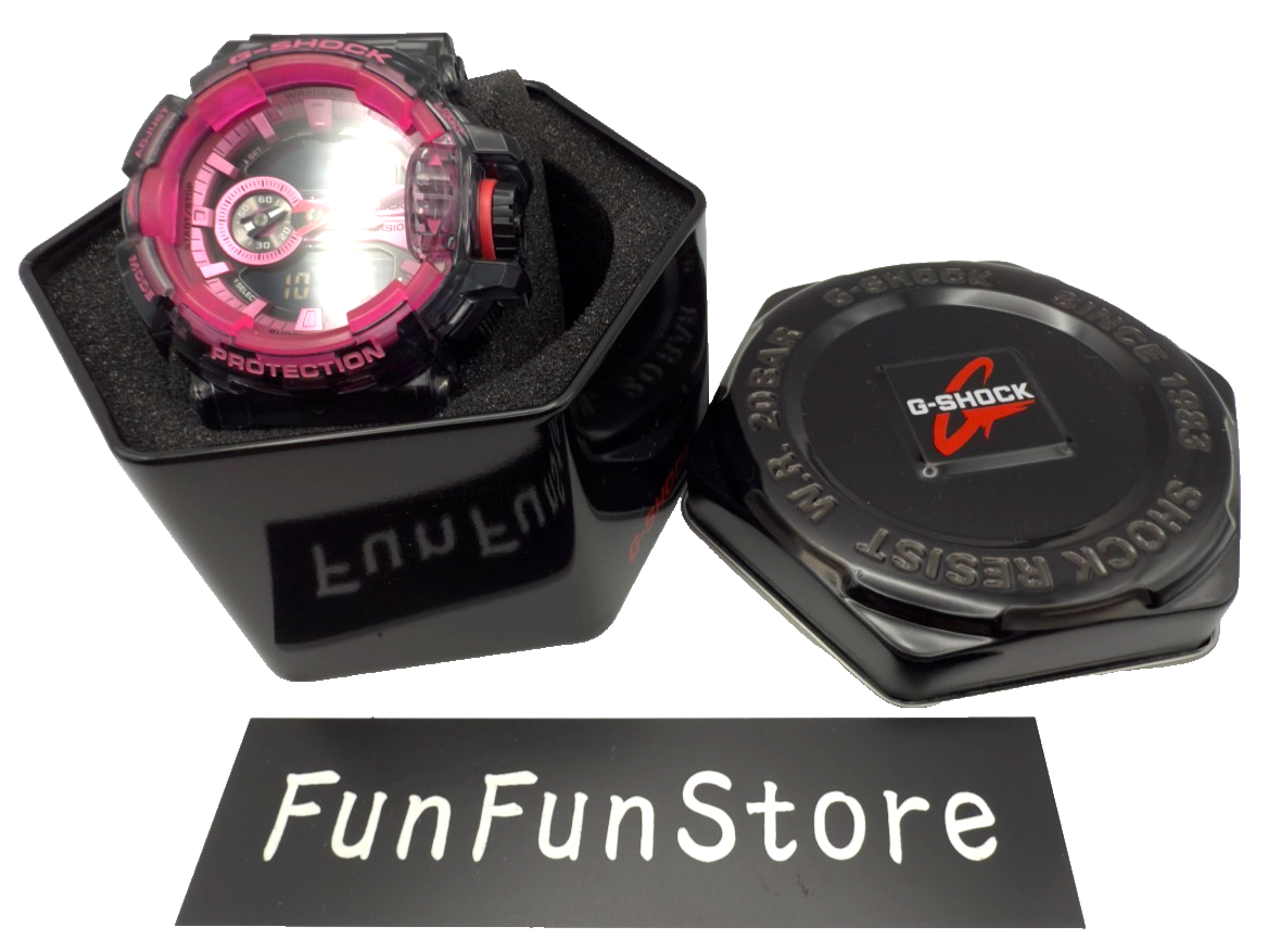 CASIO G SHOCK GA-400SK Limited Model Pink Analog Digital Mens CASIO G SHOCK GA-400SK Limited Model Pink Analog Digital Mens