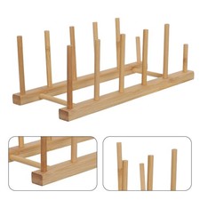 Wooden Hand Puppet Stand Finger Holder Cutting Board Plate Display Rack