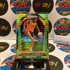 2020-21 Panini Prizm Adama Traore 148/175 Wolverhampton Wanderers Green Pulsar