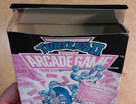 Vintage Teenage Mutant Ninja Turtles II: Arcade Game Nintendo NES CIB 