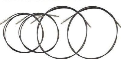 Options Black Interchangeable Circular Knitting Needle Cables by Knit Picks