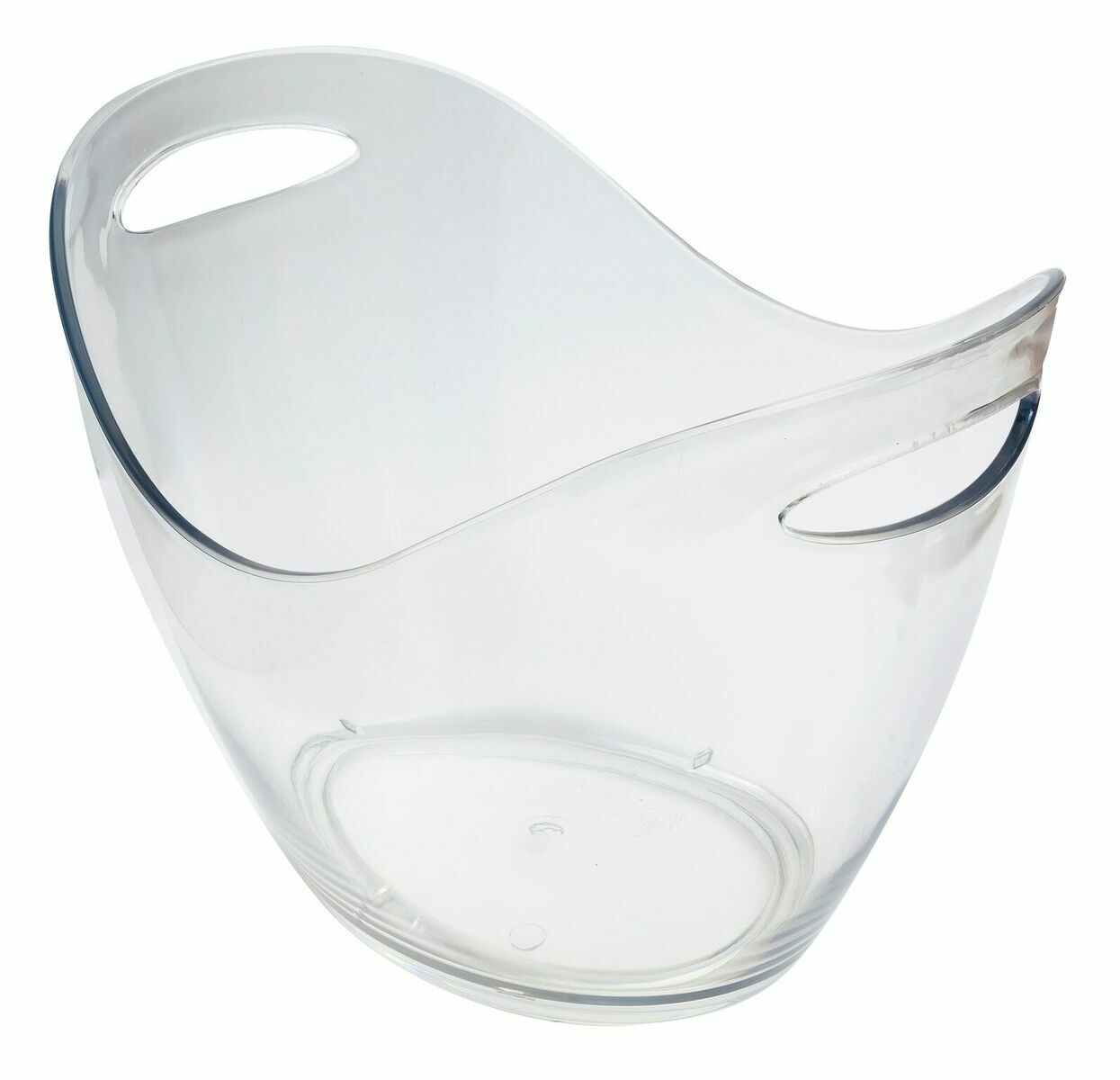 Clear Plastic Wine Champagne cooler 8 litre Holds 3 Bottles Catering Restaurant