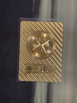 Nami One Piece Wanted Poster Gold Card | eBay