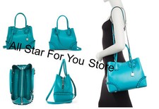 mercer gallery medium center zip tote powder blue