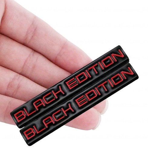 2PCS Edition Logo Emblem Badge Car Rear Tailgate Decal Sticker Car