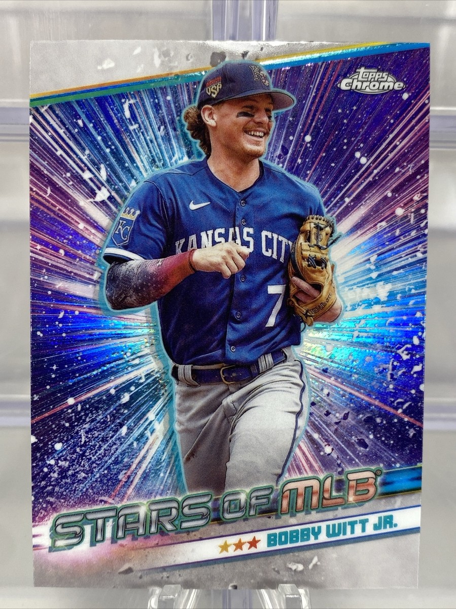 2024 Topps Series 1 BOBBY WITT JR Stars of MLB Topps Chrome Kansas