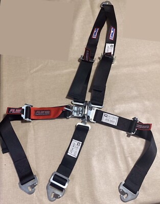 RJS Racing Equipment 1125501 Classic Series Latch and Link Harness Black/Red New