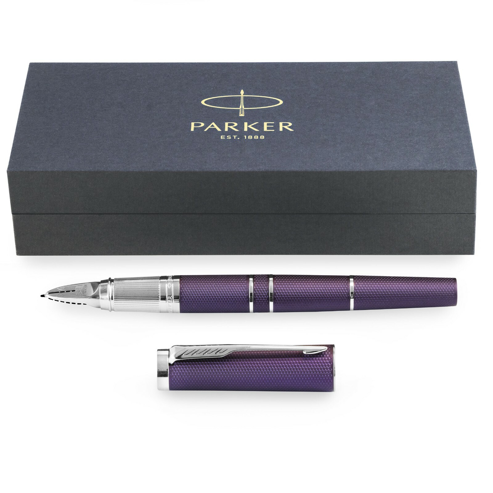 Parker Ingenuity Slim 5th Technology Pen - Medium Nib - Blue Violet Barrel