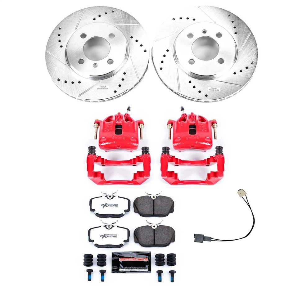 KC3008-36 Kit de frenos Powerstop con pinzas Juego de 2 ruedas delanteras para 325 318 325i Foto 2 de 4