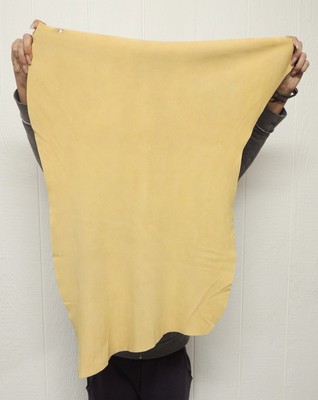 SMOKE DEERSKIN Leather Hide for Native Crafts Buckskin Laces Bags Taxidermy