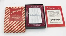 1958 Zippo Ellicott Co. Lighter - Unfired with Box and Leaflet