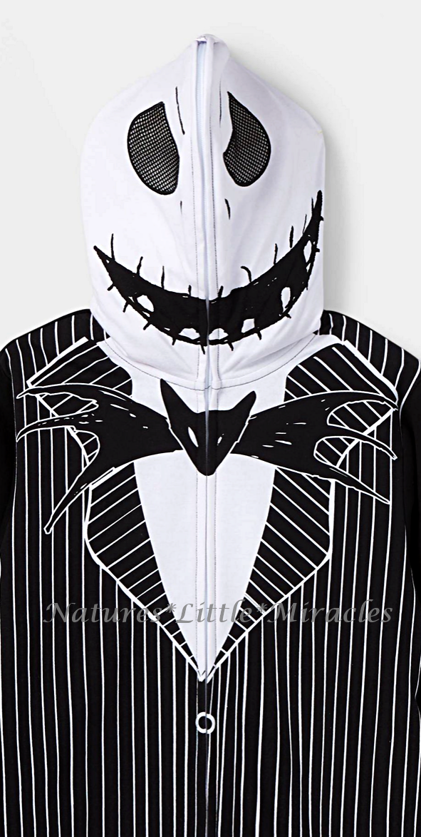 Nightmare Before Christmas Boys Costume Hoodie Size 4 6 10 Jacket
