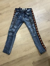 Evolution In Design Jeans YOUTH 14 Blue With Red Side Accent