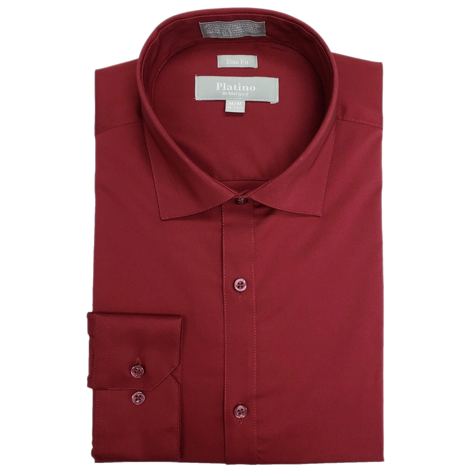 Marquis Algodón Informal Con Botones camisas para hombres