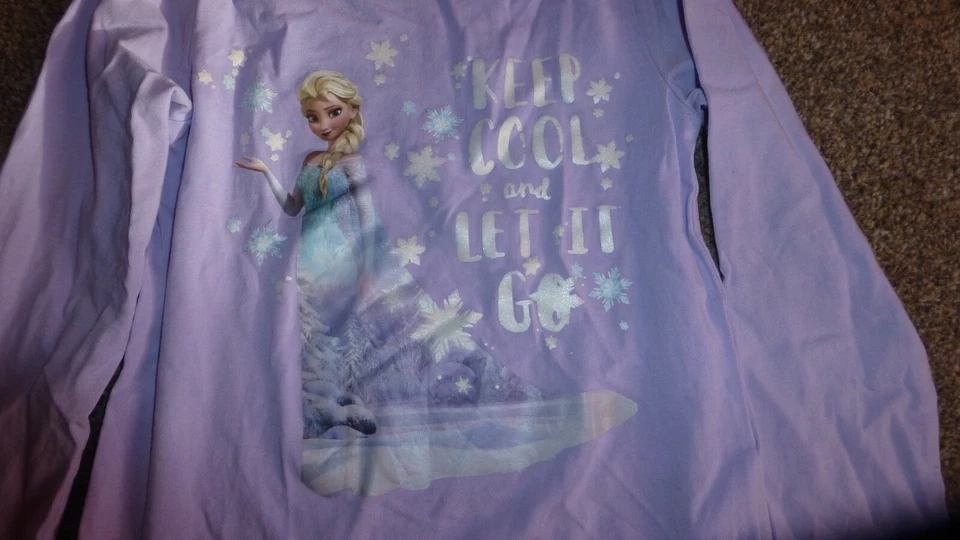 6 H&M BASIC COTTON 4-6 YEARS LONG SLEEVES LAYER TOPS Elsa Minnie Mouse - Image 4 of 4