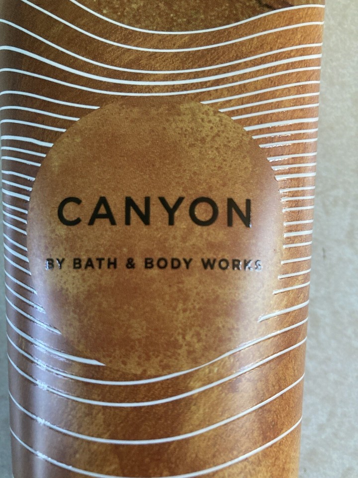 BATH & BODY WORKS CANYON MEN'S COLLECTION BODY CREAM 8 OZ 24 Hour