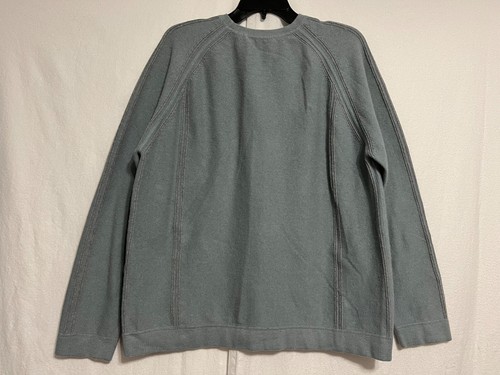 Suéter TED BAKER cuello redondo Raglan azul cadete mezcla algodón/lana talla 6 (EE. UU. XL) - Imagen 10 de 18