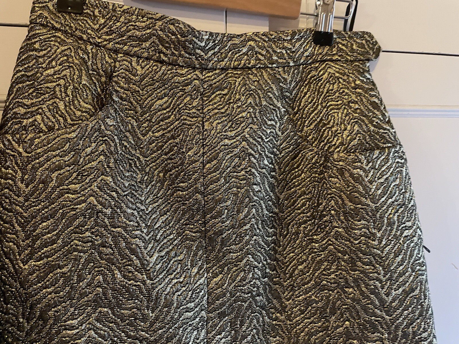 Tuta Saint Laurent donna vintage oro 2 pezzi