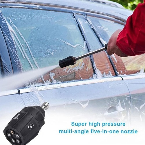 5 In1 Nozzle Pressure Washer 1/4" Quick Connector Head Tips for Karcher K2-K7 AU - Picture 8 of 13