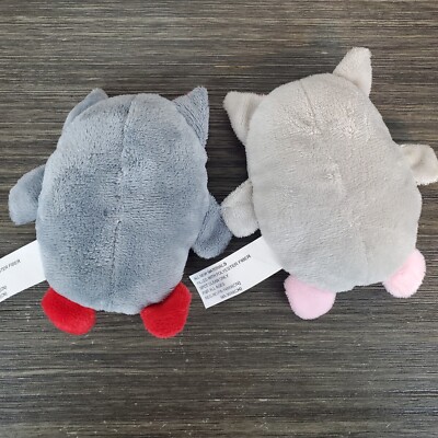 Valentine's Day 2 Piece Mini Plush Cat Friend Heart Gift 5.5 Inches Greenbrier