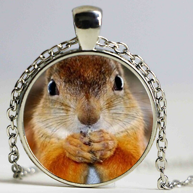 SQUIRREL CUTE large charm pendant 20
