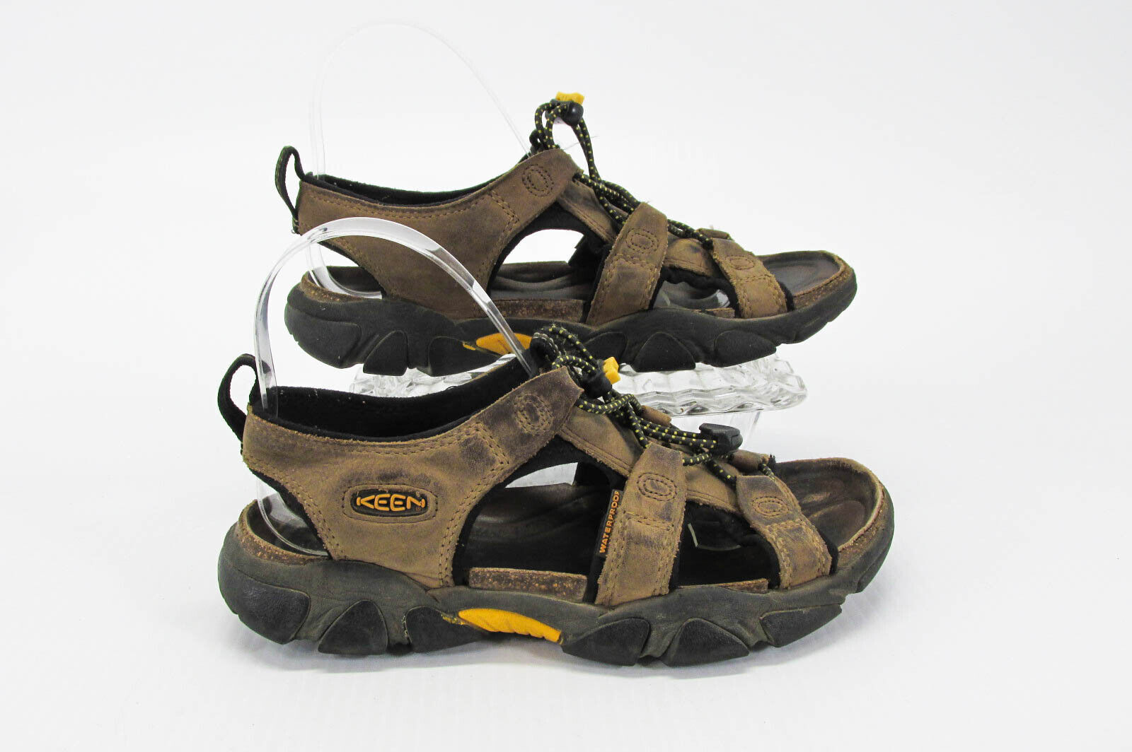 Sandali Keen donna Sarasota taglia 7 5 marroni scarpe da trekking sportive usati vq