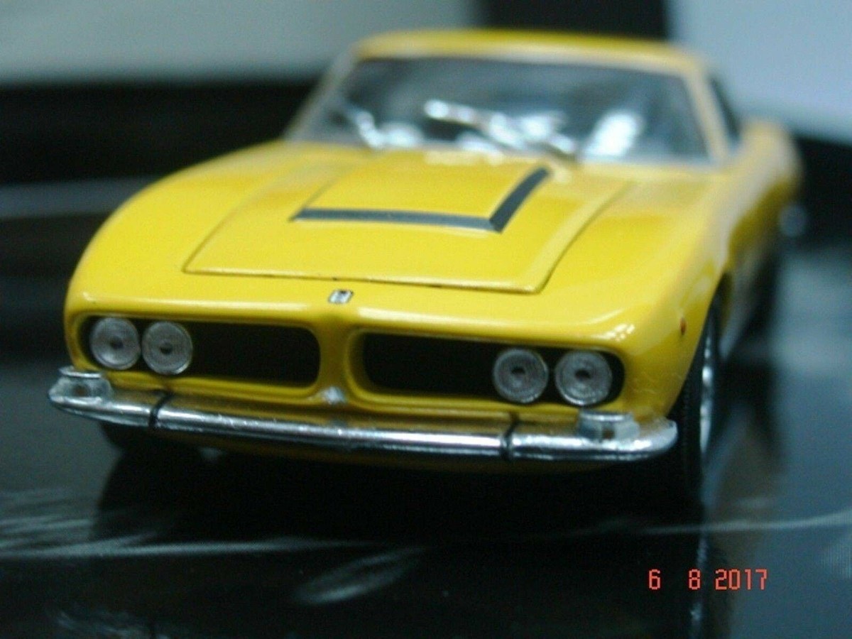 WOW EXTREMELY RARE Iso Grifo 7.0 16V 406HP 1968 Yellow 1:43