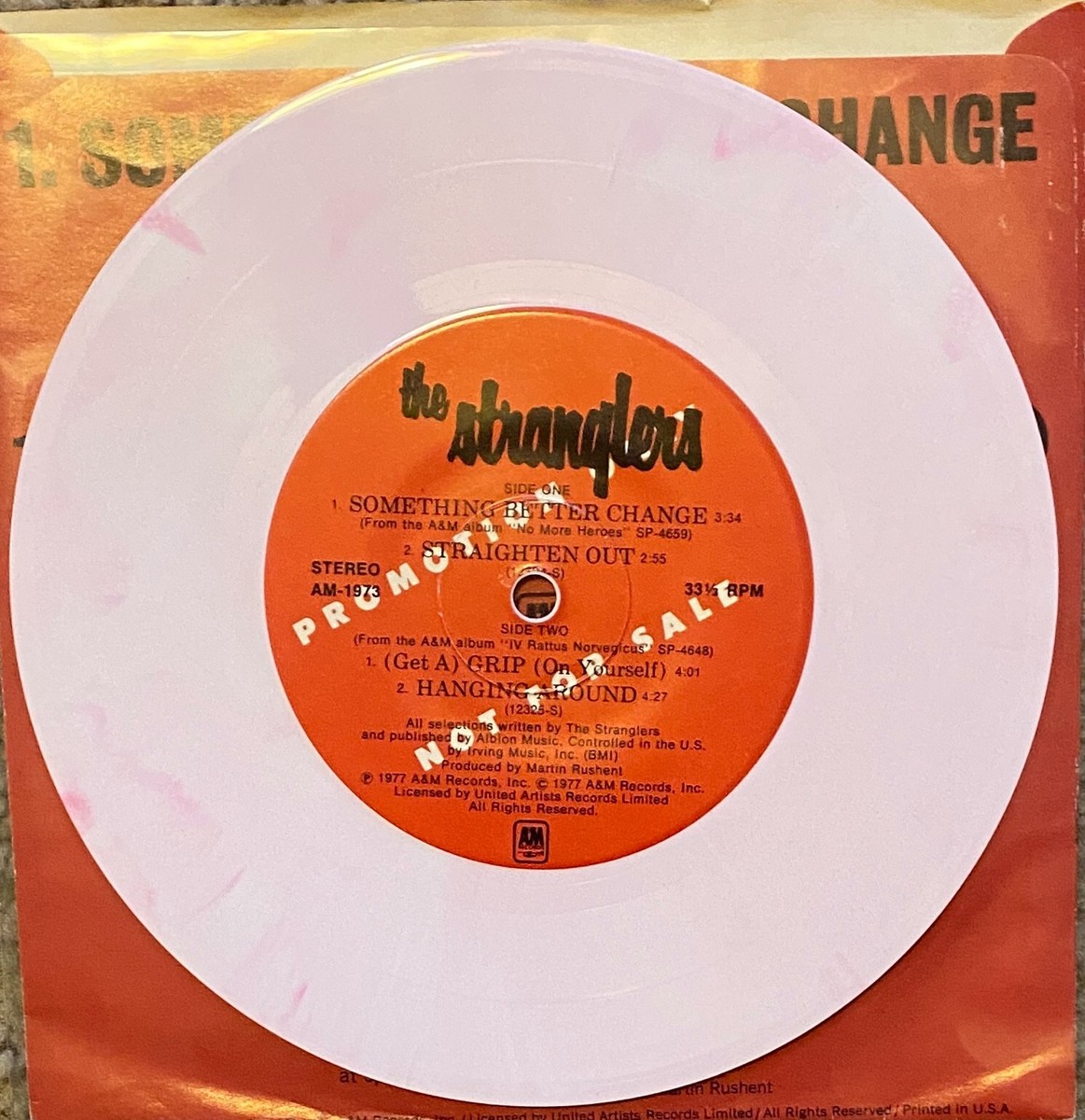 THE STRANGLERS Something Better Change 1977 US PUNK 7｜洋楽