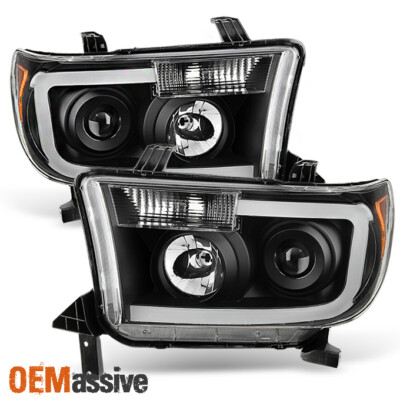 Fits 2007-2013 Toyota Tundra 08-17 Sequoia Black LED Tube