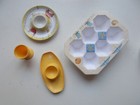 "Crocc" Melamine Egg Cups Or Egg Storage Tray