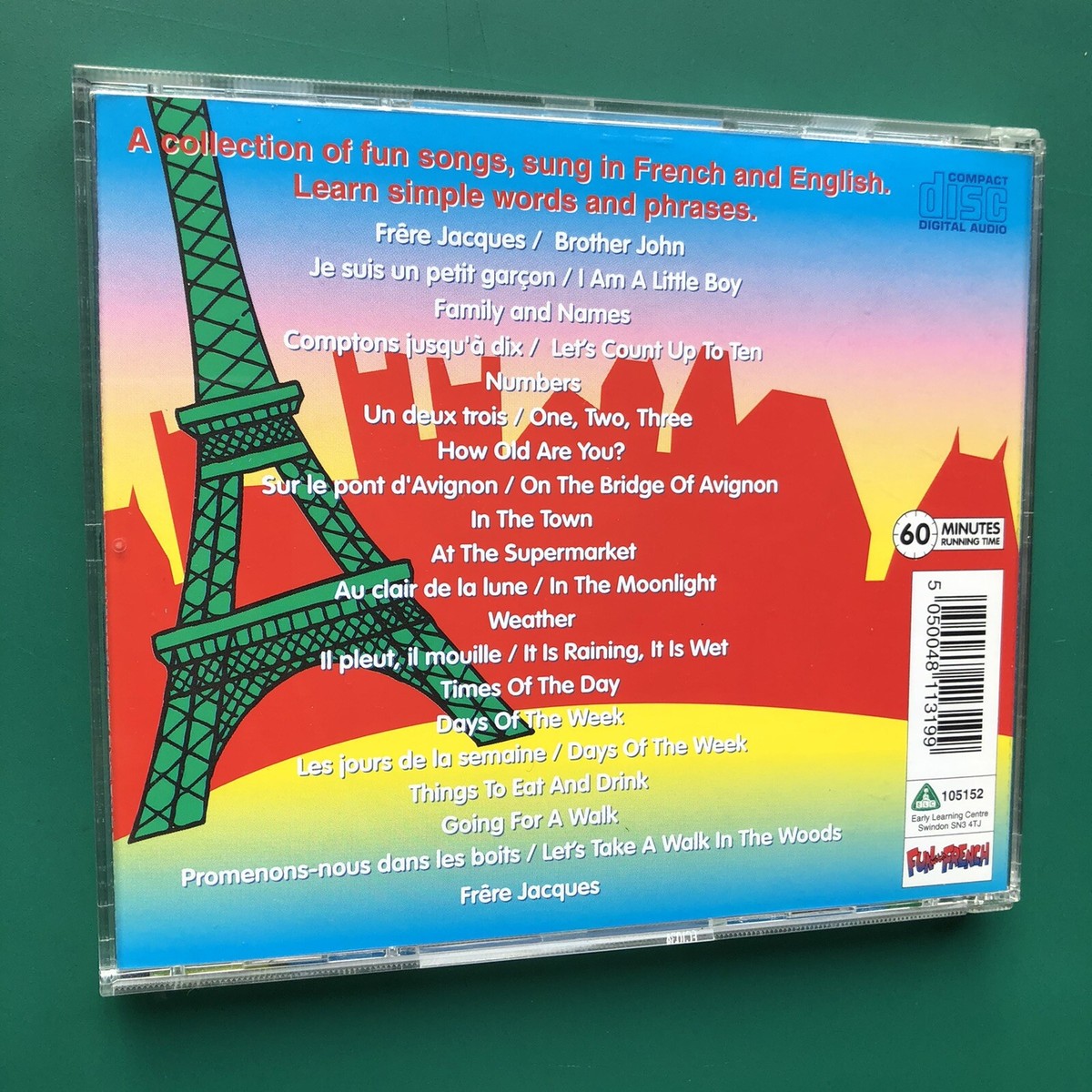FUN WITH FRENCH Children's Sing-Along Songs • Simple Phrases CD