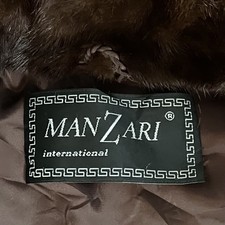 Designer Manzari Mink Coat ,size Xl Swing ,italy