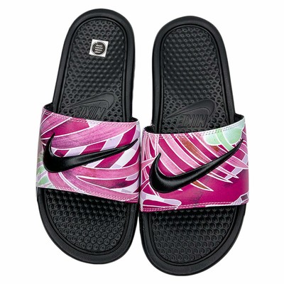 nike slippers womens pink