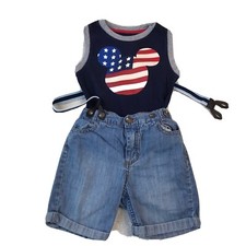 Bundle Of Shorts  Tank Top Bodysuit Toddler Boy Size 24m/2T