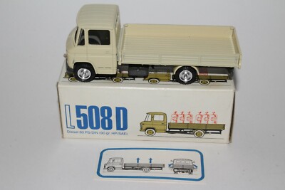 Conrad Diecast Mercedes L408D Truck with Box, 1/50th Scale