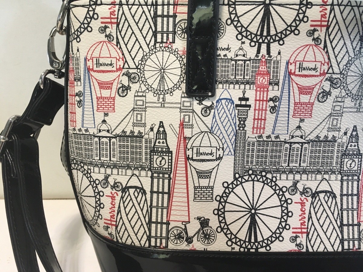 Harrods London Landmarks Purse Shoulder Bag Tote 12x7x4 | eBay