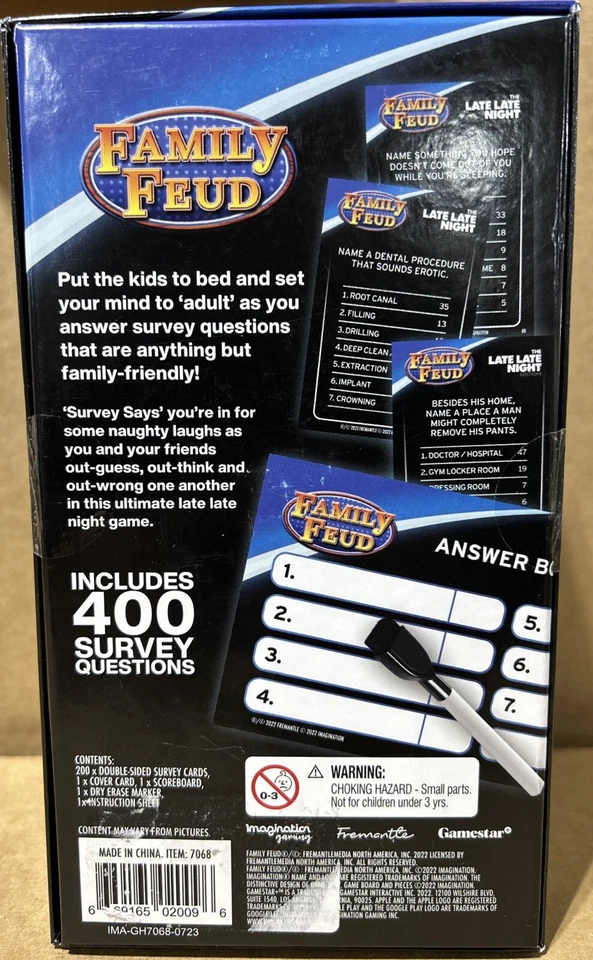 Family Feud Game The Late Late Night Edition *NEW - SEALED BOX - Image 2 of 4