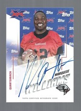 Marquise Williams AUTOGRAPH New York Guardians 2020 Topps XFL AUTO Football Card