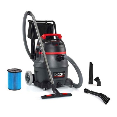 16 Gallon 2-Stage Commercial Shop Vacuum Wet Dry Vac with Fine Dust Filter, Prof