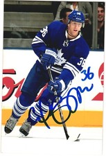 Carl Gunnarsson Autographed 4x6 Color Photo Toronto Maple Leafs #36 A