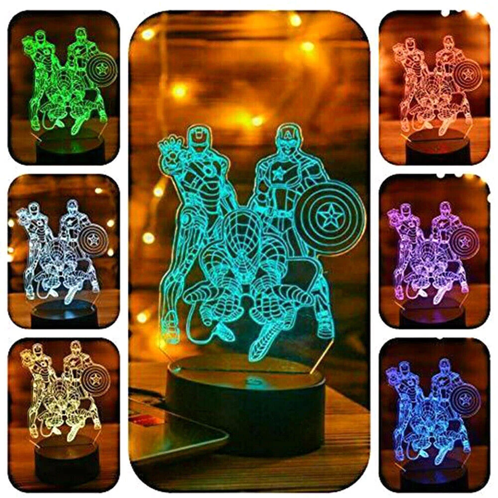 3d night light marvel deals