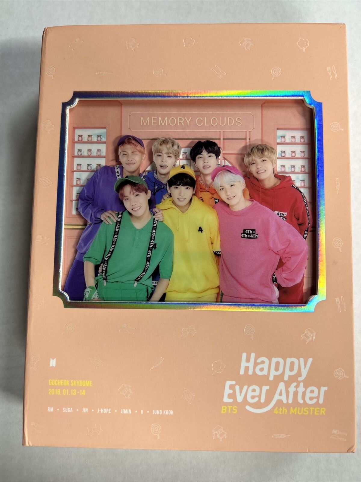 BTS 4th Muster Happy Ever After DVD 3discs Photocard Gift Tracking