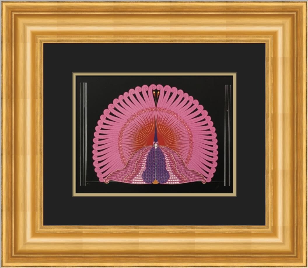 Erte - Phoenix Reborn Gallery Framed Print FREE SHIPPING | eBay