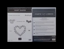 Stampin' Up! HEART SHAPED Stamp Set and HEART SHAPED Dies Bundle NEW