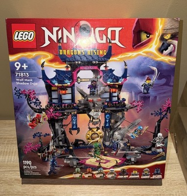 LEGO NINJAGO Wolf Mask Shadow Dojo Building Set 71813 - Brand New Sealed