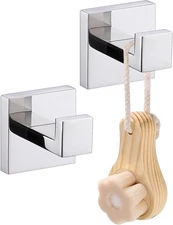 Clothes Hook Bathroom Accessories Robe Hooks Chrome Polished Coat Hooks Heavy...