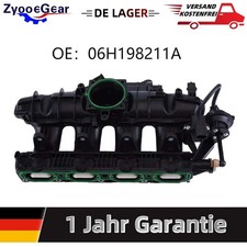 06H198211A Für Audi TT A4 B8 1.8 TFSI Petrol ANSAUGKRÜMMER mit Sensor und Ventil