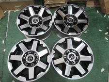 Set of 4 Toyota 4runner Tacoma oem factory 17" wheels rims black/machined